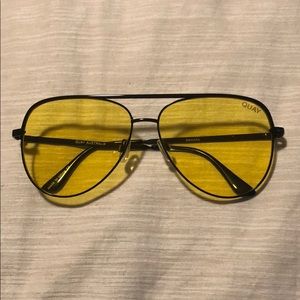 Quay Australia Yellow Sahara Sunglasses